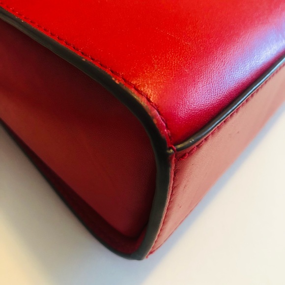 ❤️SOLD❤️Tory Burch Juliette Small Top Handle Satchel Red - Picture 12 of 15